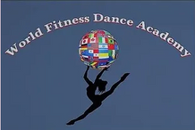 the logo for world fitness dance academy