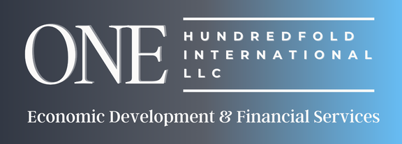 the logo for onehundredfold international llc